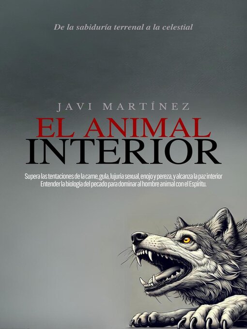 Title details for El animal interior by Javi Martínez - Available